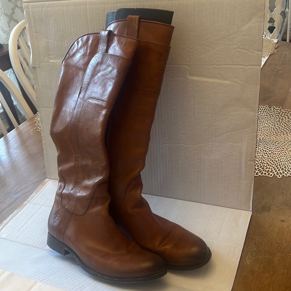 Melissa Frye Boots.  Sz 11.  Camel or.